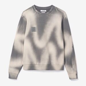 Noize Austin Gray Tie Dye Mens Sweatshirt in Size Large